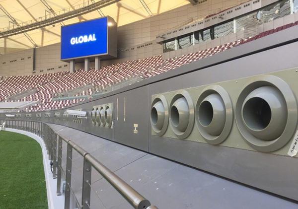 卡塔尔世界杯赛场装空调